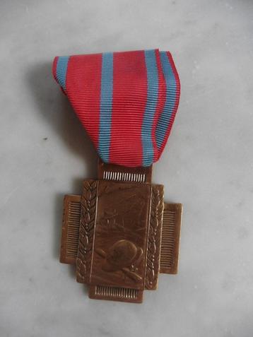 Médaille croix du feu 1914 1918 belge