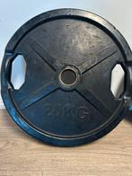 2 schijven van elk 20kg ., Sport en Fitness, Fitnessmaterialen, Ophalen, Gebruikt