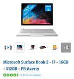 Microsoft surface book 2 + accessoires, Informatique & Logiciels, Comme neuf, SSD, Enlèvement
