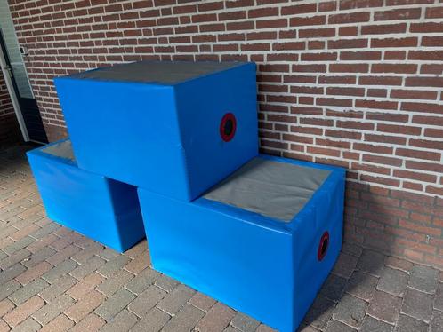 Turnblok turnblokken trainingsblokken hindernisblok, valblok, Sport en Fitness, Turnen, Zo goed als nieuw, Ophalen