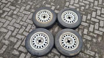 4 originele BMW E30 stalen velgen (4×100)