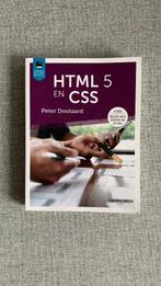 HTML 5 EN CSS BOEK, Livres, Informatique & Ordinateur, Comme neuf, Internet ou Webdesign, Enlèvement