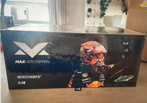 Max Verstappen RB16b Winner Belgium GP Spa 2021 1:18, Verzamelen, Automerken, Motoren en Formule 1, Nieuw, Formule 1, Ophalen of Verzenden