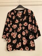 Zwarte bloes met rozen - Lola & Liza - M, Lola & Liza, Ophalen of Verzenden, Gedragen, Maat 38/40 (M)