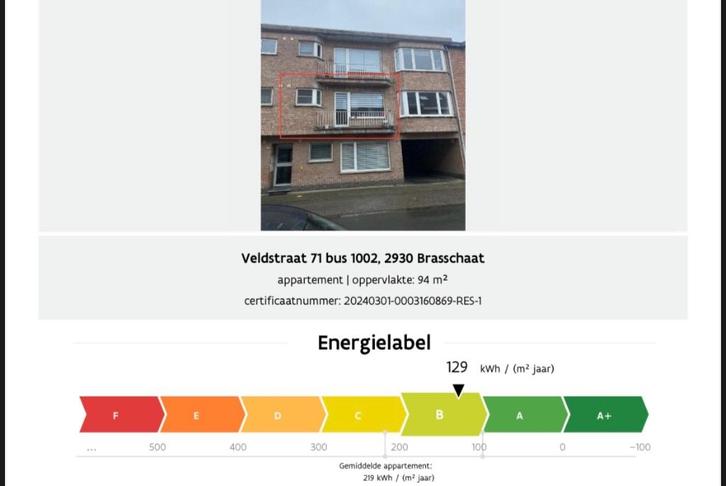 Op te frissen appartement, Immo, Maisons à vendre, Anvers (ville), Jusqu'à 200 m², Appartement, B