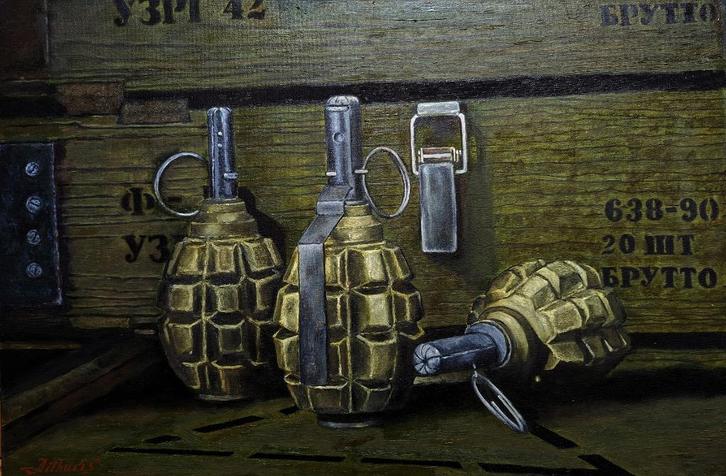 "Stilleven" Een origineel schilderij, Antiek en Kunst, Kunst | Schilderijen | Modern, Verzenden