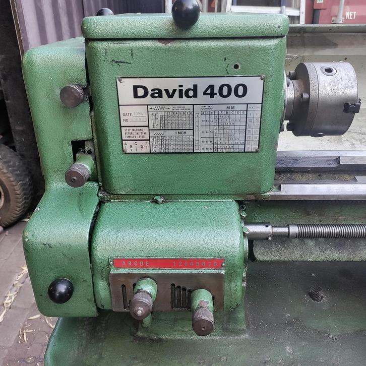 David 400 draaibank, Doe-het-zelf en Bouw, Draaibanken, Gebruikt, Ophalen