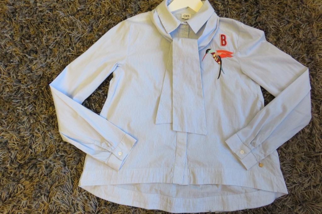 CKS blouse met colibrie, 12 jaar, Enlèvement ou Envoi, Chemise ou Chemisier, Comme neuf, CKS