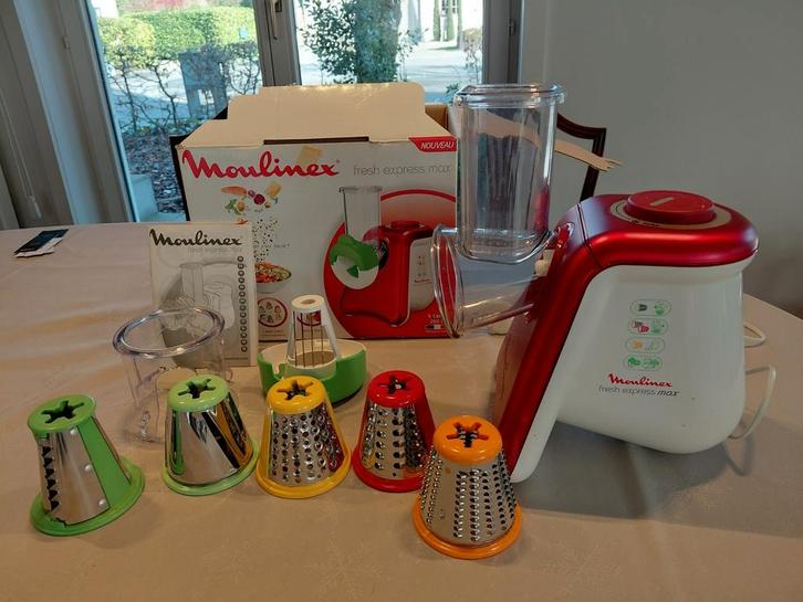 Mandoline électrique Moulinex DJ 8105, Electroménager, Mélangeurs de cuisine, Comme neuf, Enlèvement ou Envoi