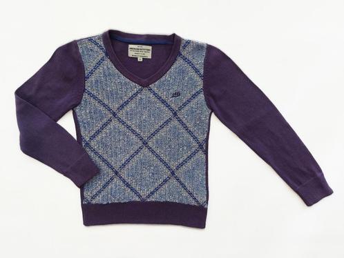 AO76 donkerpaarse trui boys 6 jaar / 116 >> ALS NIEUW :), Kinderen en Baby's, Kinderkleding | Maat 116, Zo goed als nieuw, Jongen