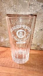 Brouwerijbierglas Geuze-Kriek Cantillon, Verzamelen, Biermerken, Glas of Glazen, Ophalen of Verzenden, Zo goed als nieuw