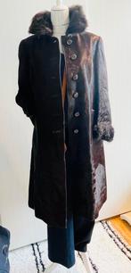 Manteau Vintage fourrure, Taille 38/40 (M), Enlèvement ou Envoi, Cuir vintage, Brun