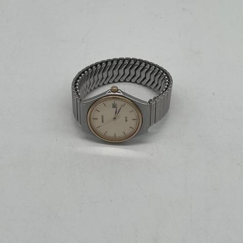 VINTAGE SEIKO SPIRIT QUARTZ 5P32-6B30, Handtassen en Accessoires, Horloges | Antiek, Polshorloge, Seiko, Staal, 1960 of later