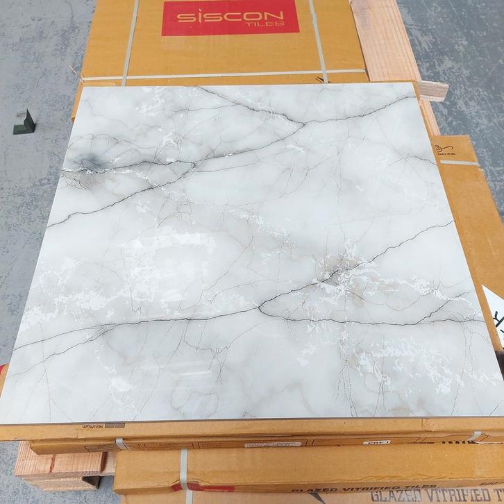 Restpartij tegels marmer Thunder Bolt, 60 x 60 cm, 5,5m2 nr8, Huis en Inrichting, Woonaccessoires | Overige, Nieuw, Ophalen of Verzenden