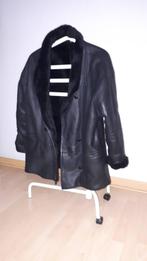 Manteau Mouton Retoune pour femme, Noir, Taille 38/40 (M), Porté, Enlèvement