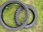2 sets crosmoto banden nagenoeg ongebruikt 17inch 21inch, Ophalen