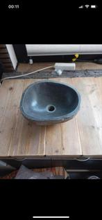 Natuurstenen lavabo, Huis en Inrichting, Ophalen, 100 tot 150 cm, Nieuw, Minder dan 25 cm