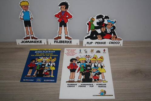 Lotje Jommeke Silhouetten , Jef Nys , 2003 ( 5 items ), Verzamelen, Stripfiguren, Gebruikt, Plaatje, Poster of Sticker, Overige figuren