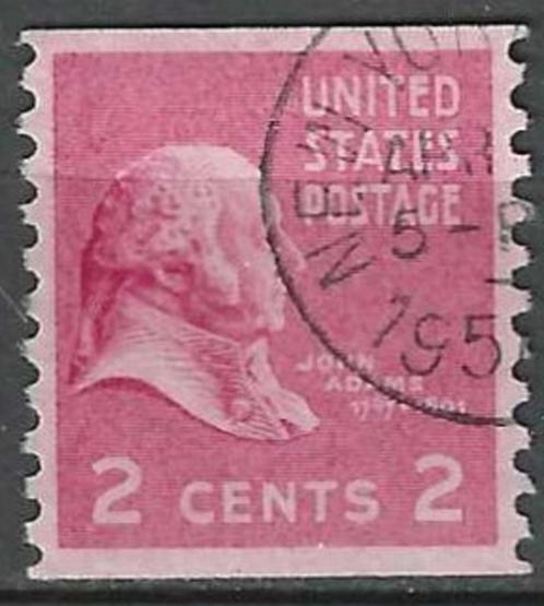 USA 1938 - Yvert 371aA - John Adams. (ST), Timbres & Monnaies, Timbres | Amérique, Affranchi, Envoi