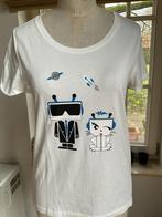 T shirt van Karl Lagerfeld , maat S, Kleding | Dames, Ophalen of Verzenden, Wit, Maat 36 (S)