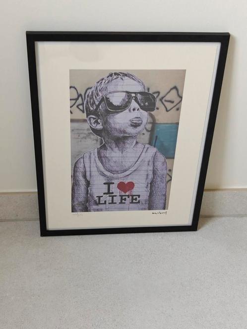 Lithografie van Banksy, Antiek en Kunst, Kunst | Litho's en Zeefdrukken, Ophalen of Verzenden