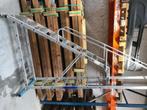 Rollende trap met 4 wielen met rem, Doe-het-zelf en Bouw, Ladders en Trappen, Ophalen, Gebruikt, Trap