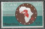 Mauritius 1973 - Yvert 392 - Bijeenkomst van O.C.A.M. (ST), Verzenden, Gestempeld