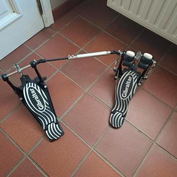 Gibraltar 5611DB dubbel basdrum pedaal voor uw drumstel zgst beschikbaar voor biedingen