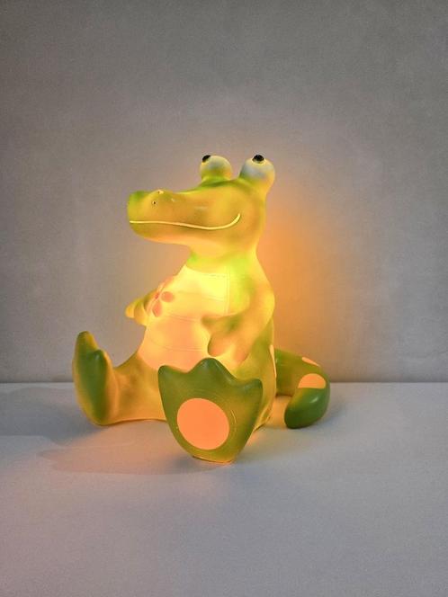 Vintage lamp - Origineel HEICO - Nachtlampje met krokodil, Verzamelen, Retro, Huis en Inrichting, Ophalen of Verzenden