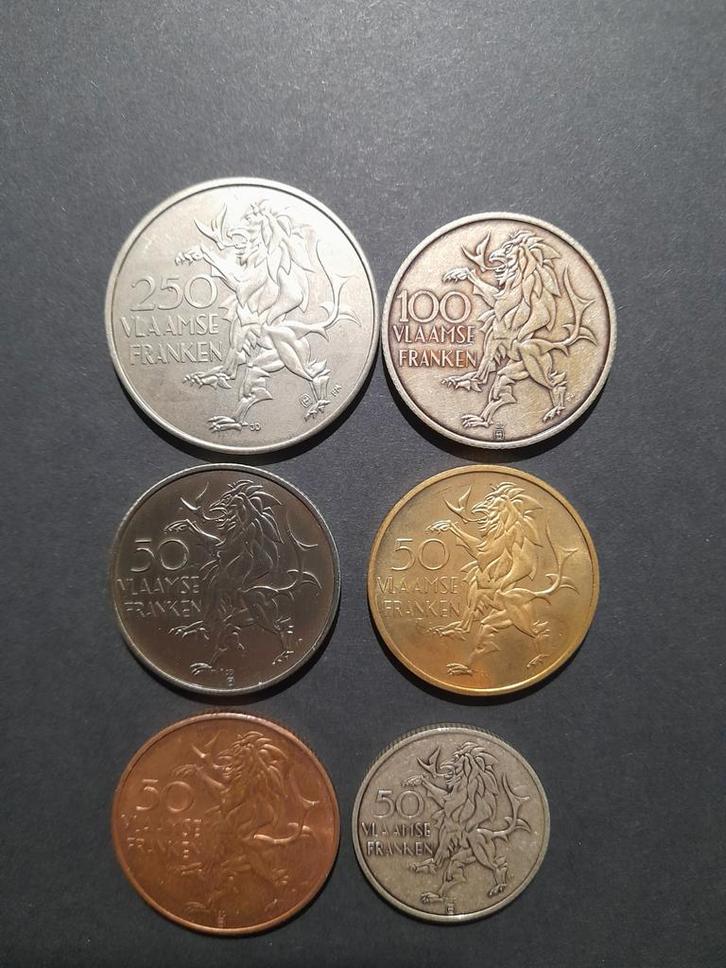 Vlaamse franken, Timbres & Monnaies, Pièces & Médailles, Enlèvement ou Envoi