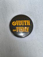 Badge / pins Youth Of Today vintage 1989 SXE Hardcore, Enlèvement ou Envoi, Utilisé, Autres sujets/thèmes, Insigne ou Pin's