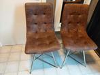 2 stoelen Henders & Hazel, Huis en Inrichting, Ophalen, Zo goed als nieuw, Bruin