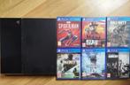 Playstation 4 (PS4) + 6 jeux + 2 manettes, Games en Spelcomputers, Games | Sony PlayStation 4, Ophalen, Zo goed als nieuw