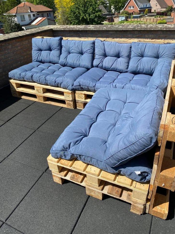 LOUNGE KUSSENS - PRIJS O.T.K, Tuin en Terras, Tuinmeubel-accessoires, Zo goed als nieuw, Ophalen