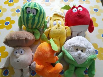 11 knuffels: groenten en fruit beschikbaar voor biedingen