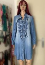 Prachtige hemdjurk in luchtige jeansstof (maat S/M), Kleding | Dames, Blauw, Ophalen of Verzenden, Zo goed als nieuw, Maat 36 (S)