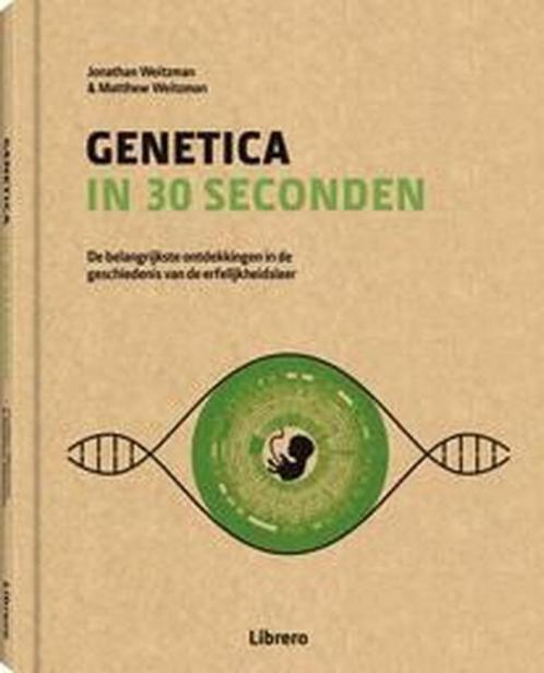 boek: genetica in 30 seconden - J.& M. Weitzman, Livres, Science, Comme neuf, Envoi