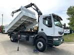 Renault KERAX 370DXI 4x2 - BI-BENNE + GRUE HMF 1460 K2 - BOR, TVA déductible, Propulsion arrière, Achat, Cruise Control