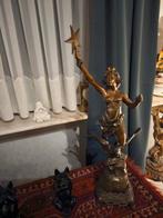 2 prachtige beelden te koop In prima staat beelden, Enlèvement, Bronze