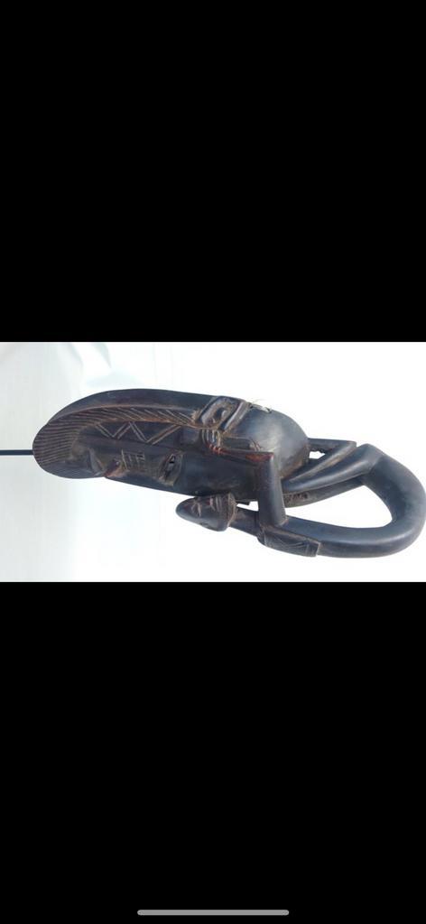 **Hondenmasker — Mali, Antiek en Kunst, Kunst | Beelden en Houtsnijwerken, Ophalen of Verzenden