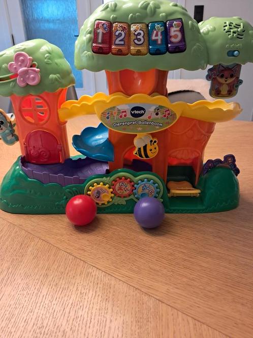 Vtech dierenpret ballenboom, Kinderen en Baby's, Speelgoed | Vtech, Zo goed als nieuw, Ophalen