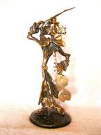Mooie brons clown Yves Lohe, Antiek en Kunst, Antiek | Brons en Koper, Brons, Ophalen