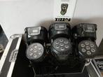 Moving heads   x  flightcase, Muziek en Instrumenten, Licht en Laser, Ophalen, Zo goed als nieuw, Kleur