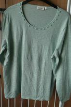 Lichtgroen gebreid truitje Canda (a125), Kleding | Dames, Truien en Vesten, Maat 42/44 (L), Ophalen of Verzenden, Zo goed als nieuw