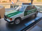 Fourgon de police Mercedes-Benz 190e neuf, Hobby & Loisirs créatifs, Voitures miniatures | 1:18, Enlèvement ou Envoi, Neuf