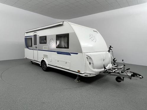 Knaus Sport 500 EU Silver Selection Voortent Mover Rolbed, Caravans en Kamperen, Caravans, Rondzit, Knaus, 2 aparte bedden, 5 tot 6 meter