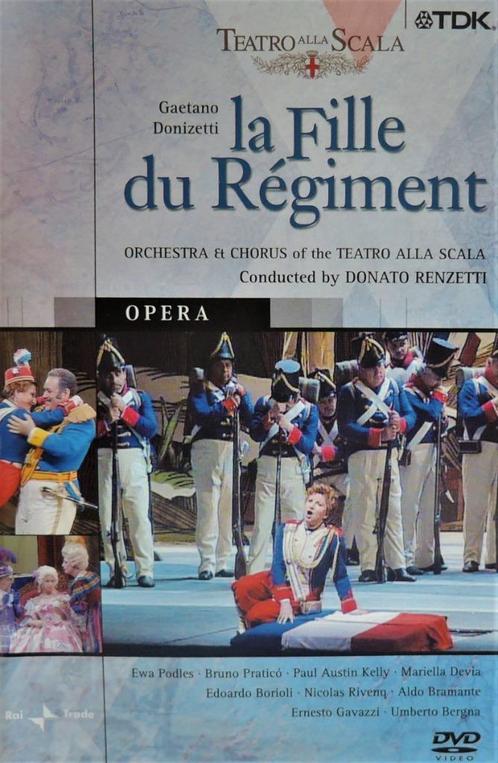 DVD! - La Fille du Régiment/ Donizetti - Scala Milaan - TDK, Cd's en Dvd's, Cd's | Klassiek, Zo goed als nieuw, Opera of Operette