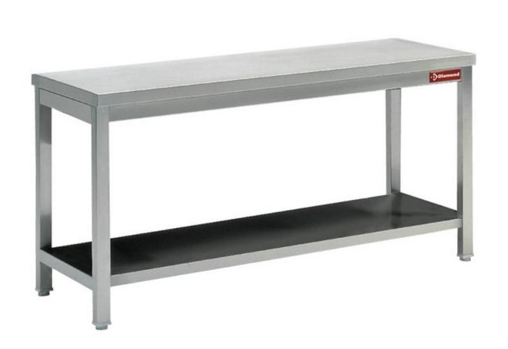 Diamond RVS Werktafel, zo goed als nieuw 1200x700x900 lxbxh, Zakelijke goederen, Horeca | Keukenapparatuur, Inox Meubilair, Nieuw zonder verpakking