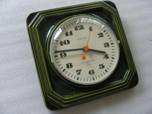 Vintage keukenklok Kienzle Chronoquartz  1961, Huis en Inrichting, Woonaccessoires | Klokken, Zo goed als nieuw, Wandklok, Analoog