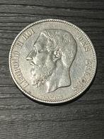 Zilveren munt 5 frank Leopold II 1870, Enlèvement ou Envoi, Monnaie en vrac, Argent, Argent